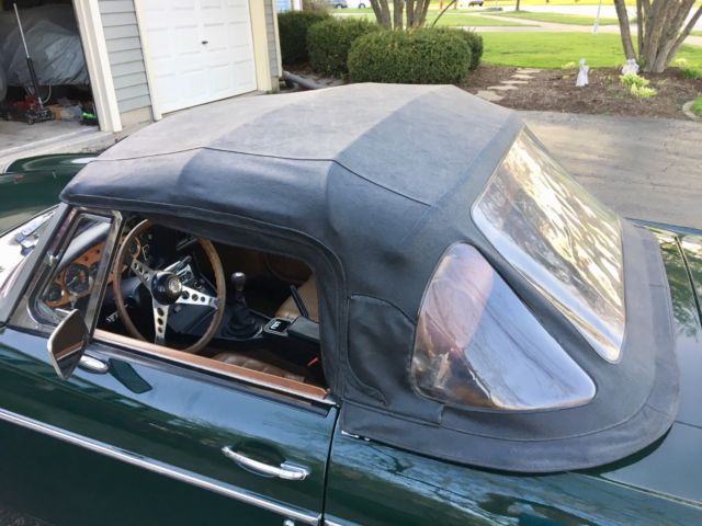 1976 Green MG MGB Convertible