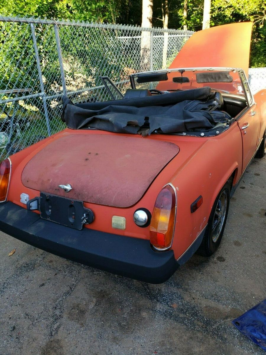1976 Red MG Midget Convertible