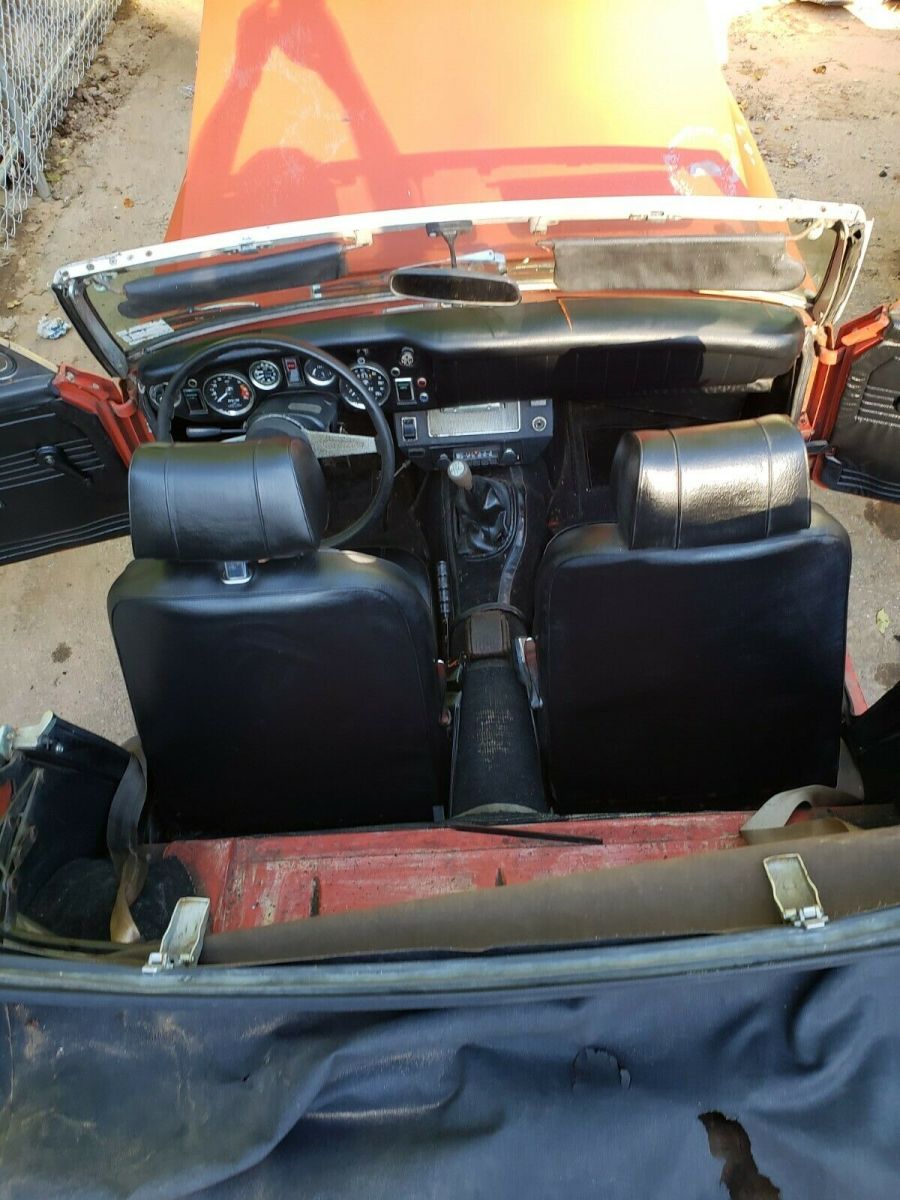 1976 Red MG Midget Convertible