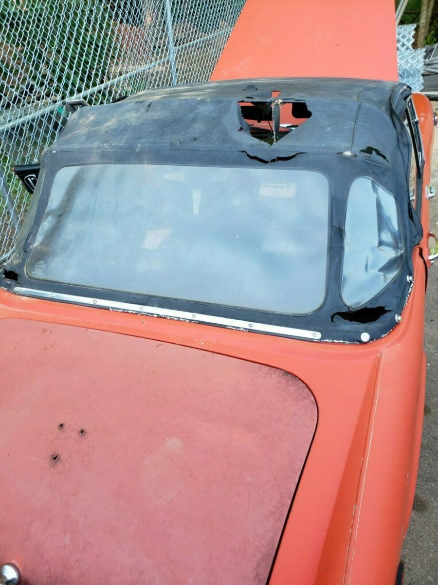 1976 Red MG Midget Convertible