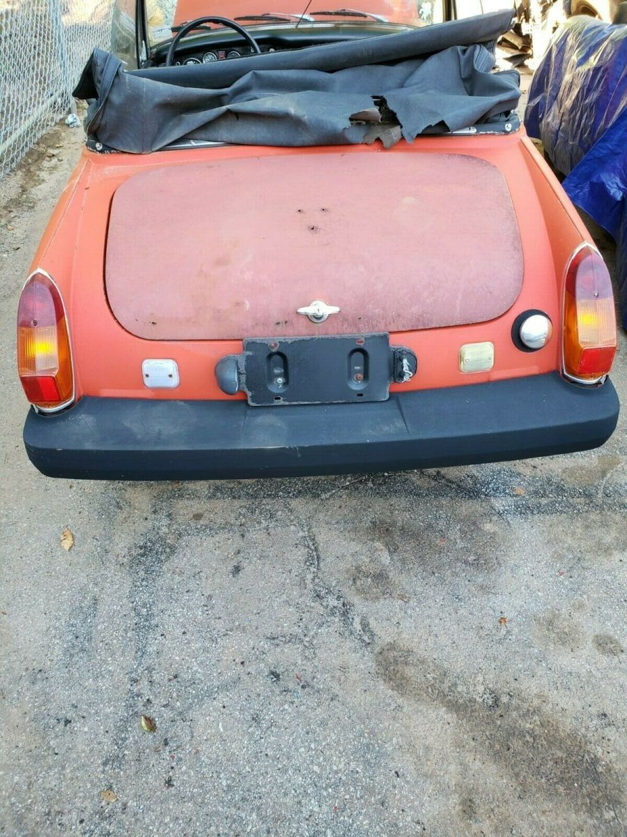 1976 Red MG Midget Convertible