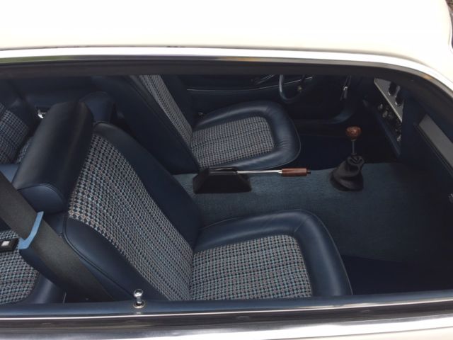 1976 White Ford Mustang Hatchback