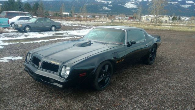 1976 Black Pontiac Trans Am Coupe