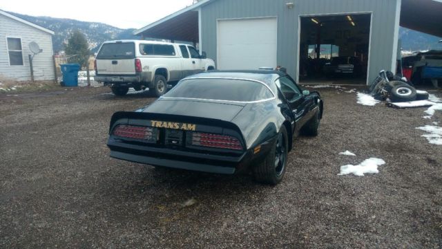1976 Black Pontiac Trans Am Coupe