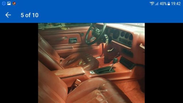 1976 Black Pontiac Trans Am Coupe