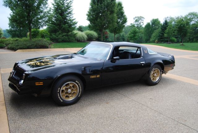 1976 Black Pontiac Trans Am Coupe