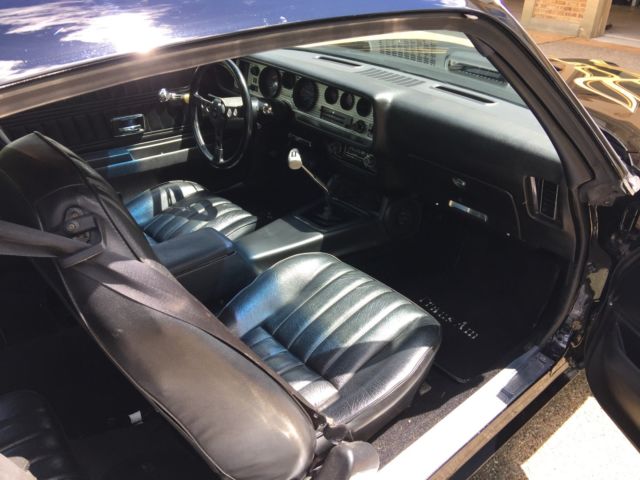 1976 Black Pontiac Trans Am Coupe