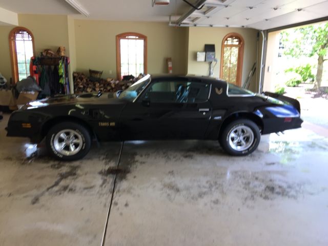 1976 Black Pontiac Trans Am Coupe