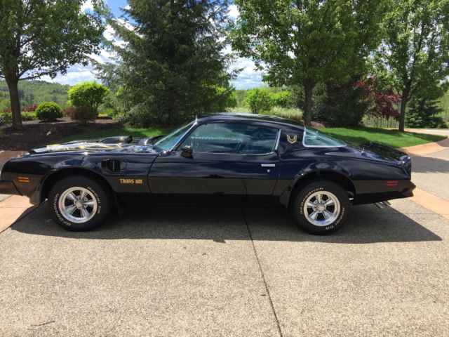 1976 Black Pontiac Trans Am Coupe