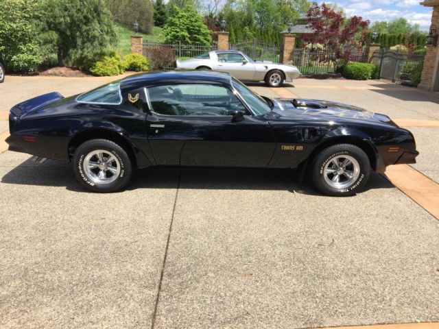 1976 Black Pontiac Trans Am Coupe