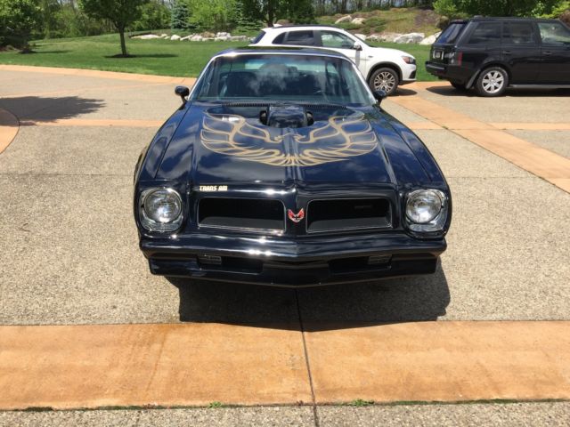 1976 Black Pontiac Trans Am Coupe