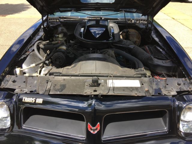 1976 Black Pontiac Trans Am Coupe
