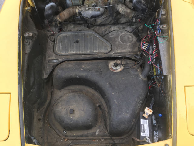 1976 Yellow Porsche 911 Convertible