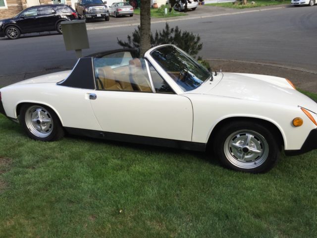 1976 White Porsche 914 Coupe