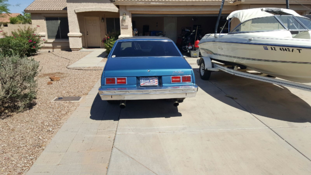 1976 Blue Chevrolet Nova Sedan