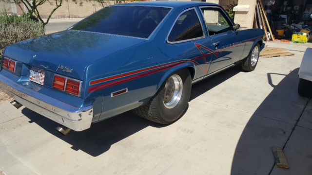 1976 Blue Chevrolet Nova Sedan