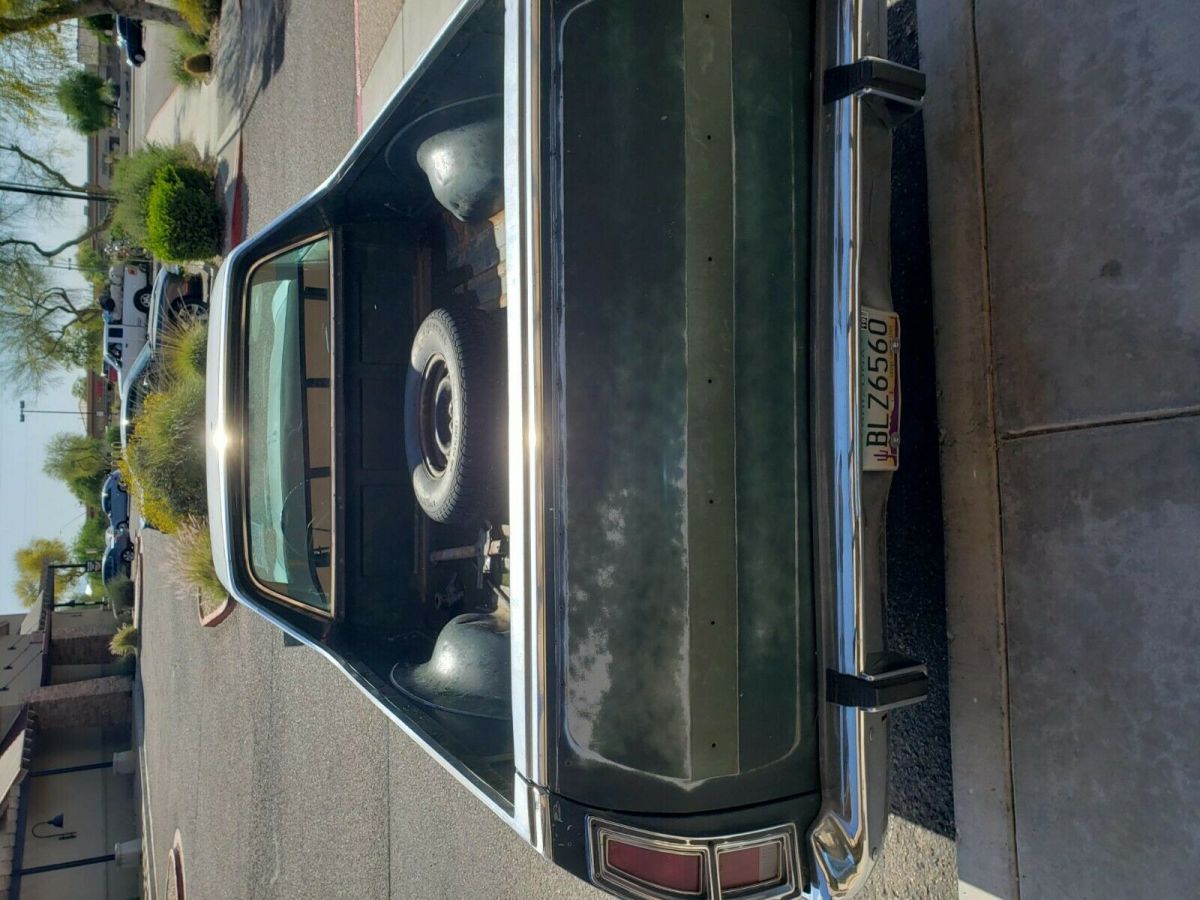 1976 Green Ford Ranch Wagon Crew Cab Pickup