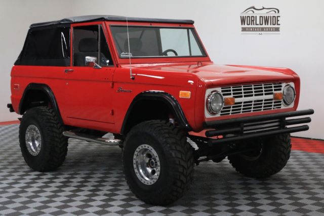 1976 Red Ford Bronco