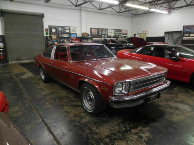 1976 Red Chevrolet Nova Hatchback