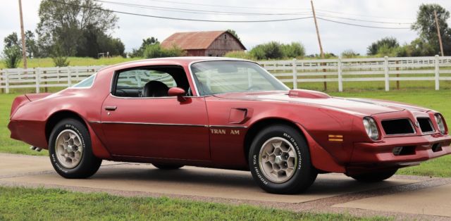 1976 Red Pontiac Trans Am Coupe