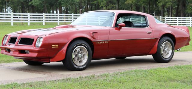 1976 Red Pontiac Trans Am Coupe