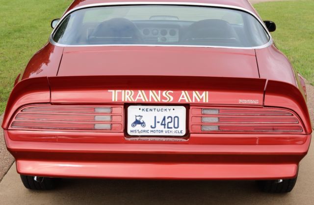 1976 Red Pontiac Trans Am Coupe