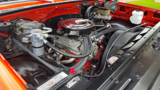 1976 Orange-White Chevrolet C/K Pickup 1500 pickup