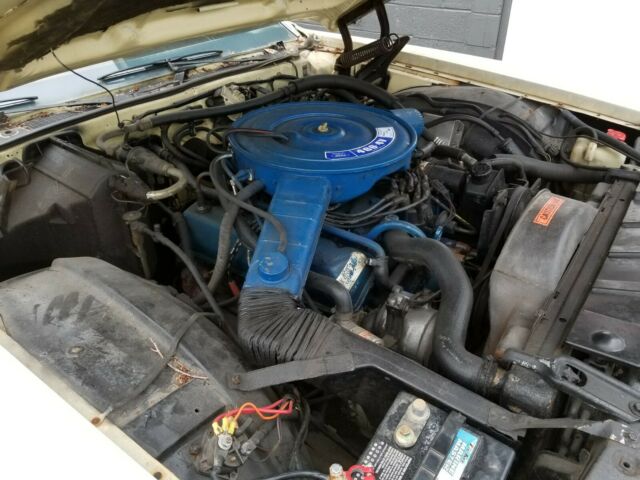 1976 Gold and cream Ford Thunderbird Coupe