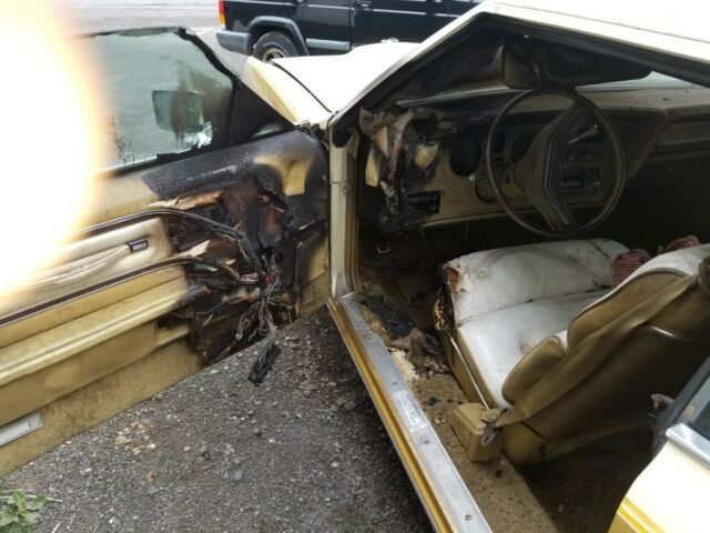 1976 Gold and cream Ford Thunderbird Coupe