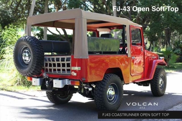 1976 Red Toyota Land Cruiser Convertible