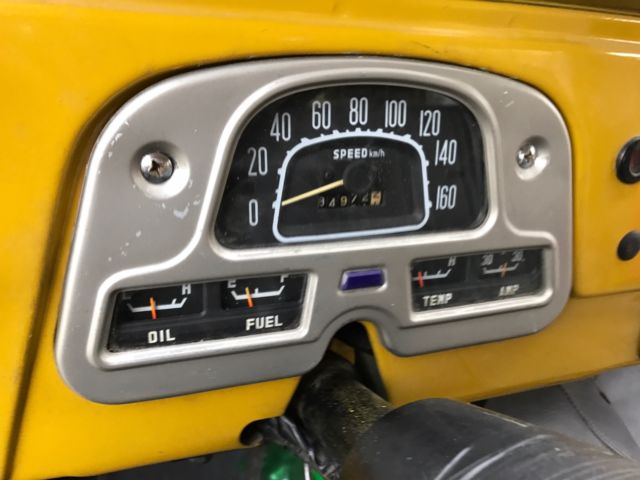 1976 Yellow Toyota Land Cruiser SUV