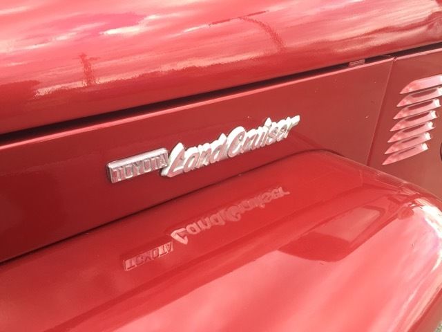 1976 Burgundy Toyota Land Cruiser SUV