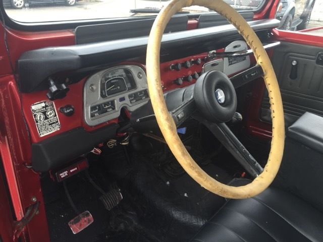 1976 Burgundy Toyota Land Cruiser SUV