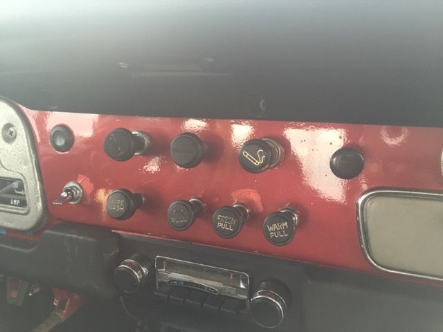 1976 Burgundy Toyota Land Cruiser SUV