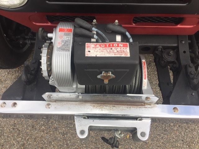 1976 Burgundy Toyota Land Cruiser SUV