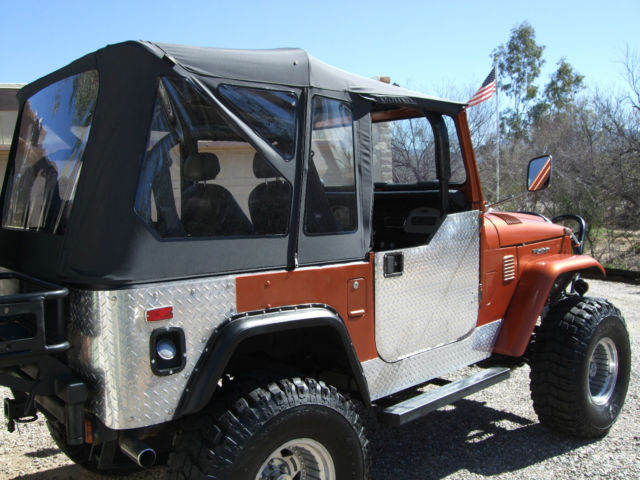1976 MET. ORANGE Toyota Land Cruiser Convertible