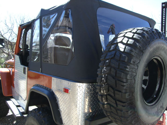 1976 MET. ORANGE Toyota Land Cruiser Convertible