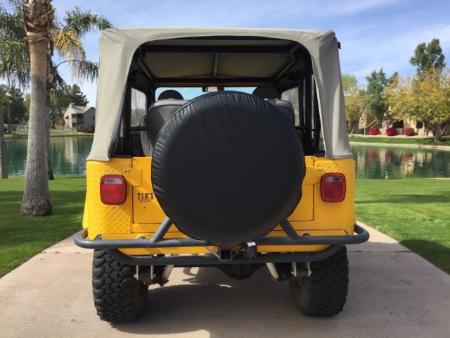 1976 Yellow Toyota Land Cruiser Convertible