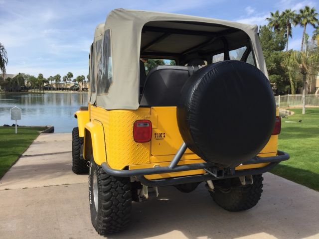 1976 Yellow Toyota Land Cruiser Convertible