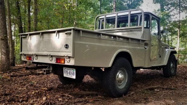 1976 Tan Toyota Land Cruiser Standard Cab Pickup
