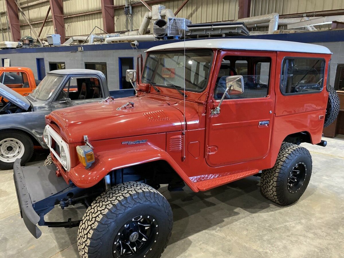 1976 Red Toyota Land Cruiser SUV
