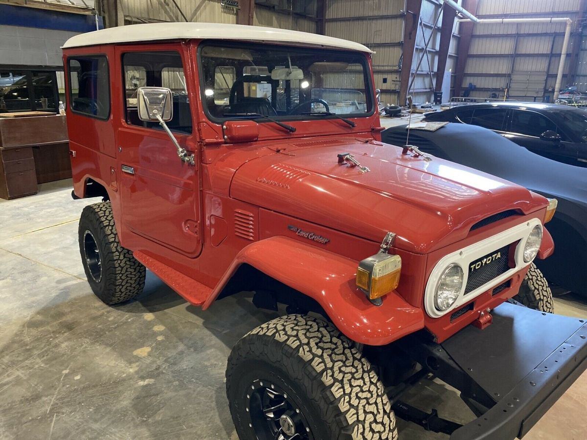 1976 Red Toyota Land Cruiser SUV