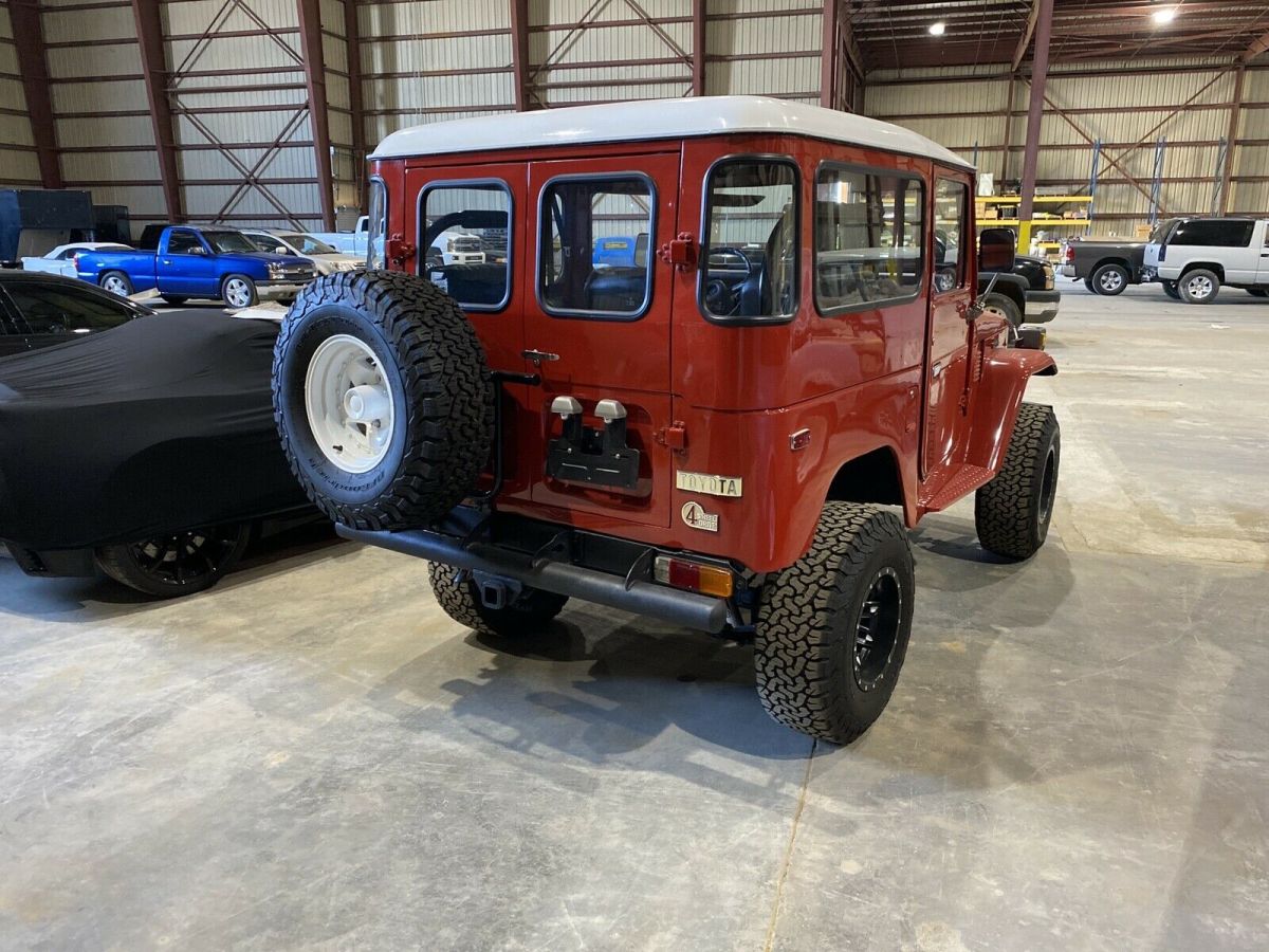 1976 Red Toyota Land Cruiser SUV