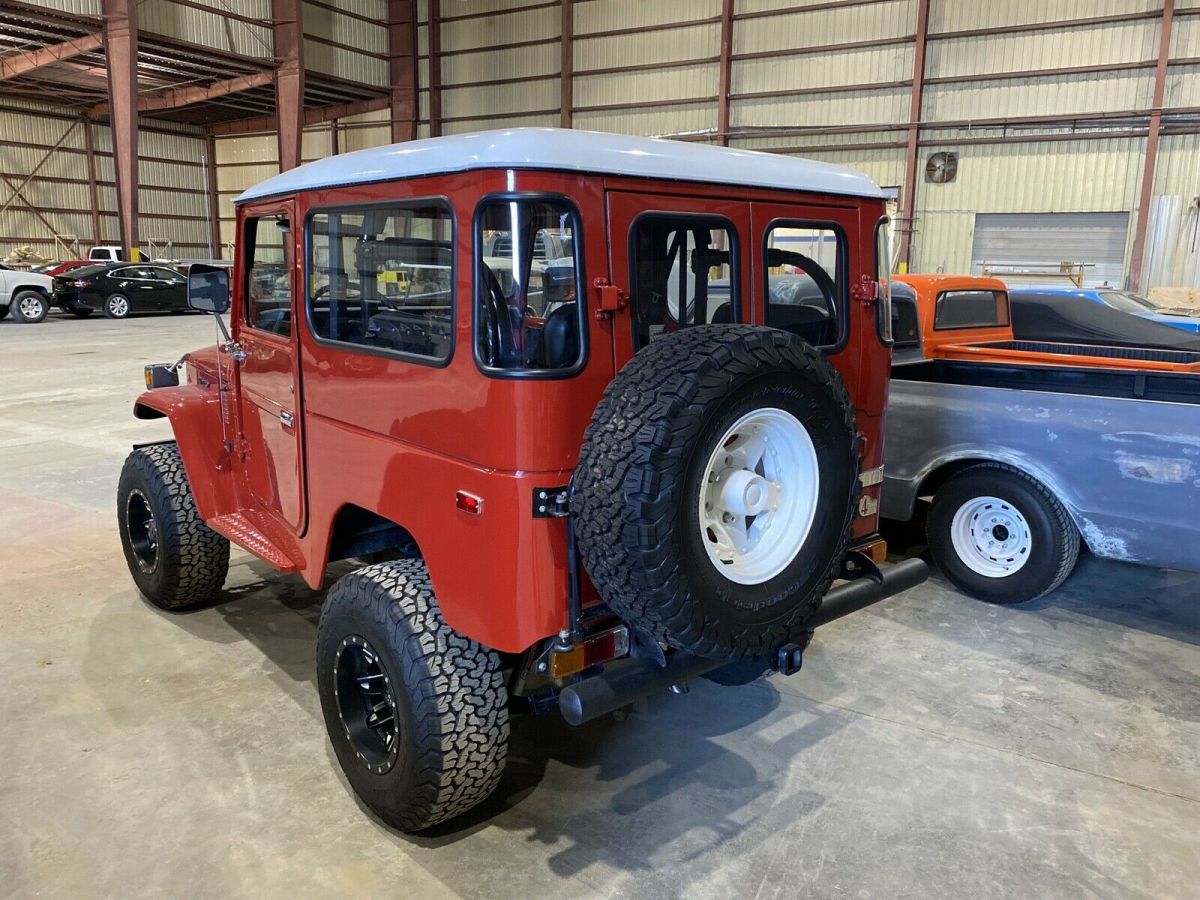 1976 Red Toyota Land Cruiser SUV