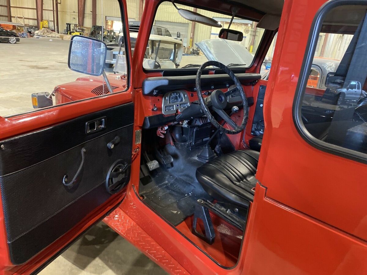 1976 Red Toyota Land Cruiser SUV