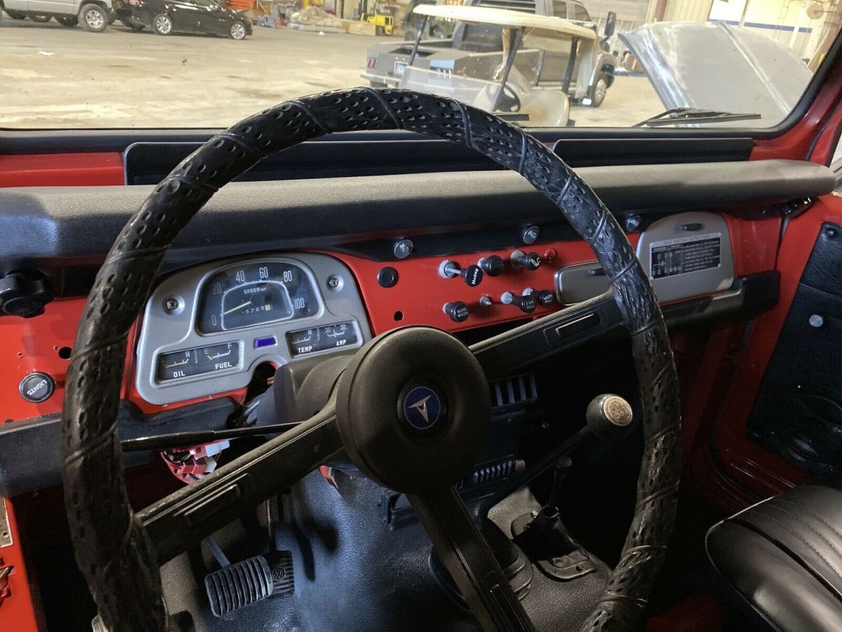 1976 Red Toyota Land Cruiser SUV