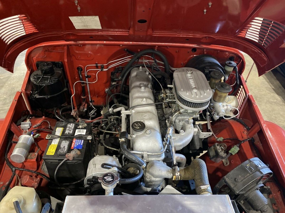 1976 Red Toyota Land Cruiser SUV