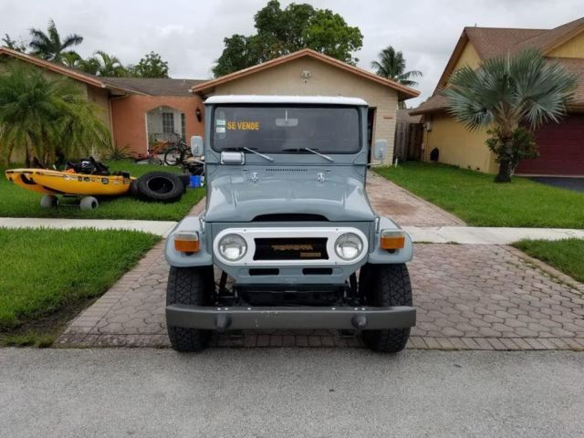 1976 Gray Toyota Land Cruiser Standard Cab Pickup