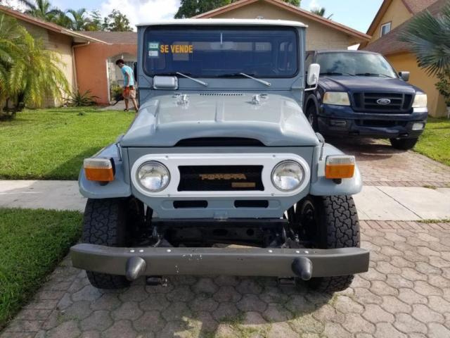 1976 Gray Toyota Land Cruiser Standard Cab Pickup
