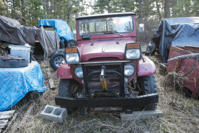 1976 Red Toyota Land Cruiser